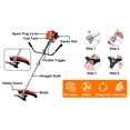 thumbnail image 3 of Floseru Weed Eater Gas Powe, 52cc 2-Stroke Gas Crank Weed Wacker Cordless, 2 in 1 Grass Trimmer, Multi-Functional Trimming Tool - String Trimmer, Brush Trimmer, 3 of 12