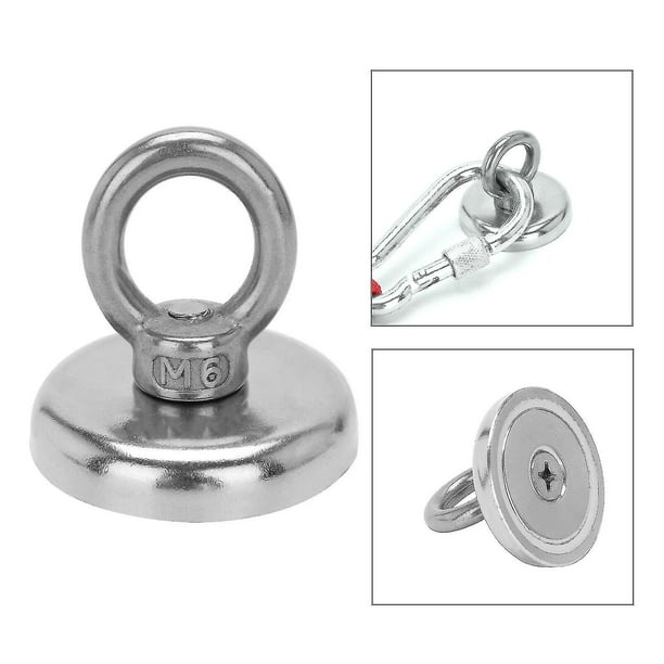 Super Strong Neodymium Fishing Magnet with Rope Salvage Recovery Metal  Detecting Magnet Set