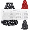 thumbnail image 3 of FRSASU Midi Skirts for Women Elastic High Waisted A Line Flowy Pleated Skirt Business Casual Elegant Vintage Skirts Black, 3 of 3