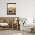 thumbnail image 3 of Stupell Industries Rustic Lodge Modern Mountains Horses Black Floating Frame Canvas Art, 17 x 21, by Patricia Pinto, 3 of 8