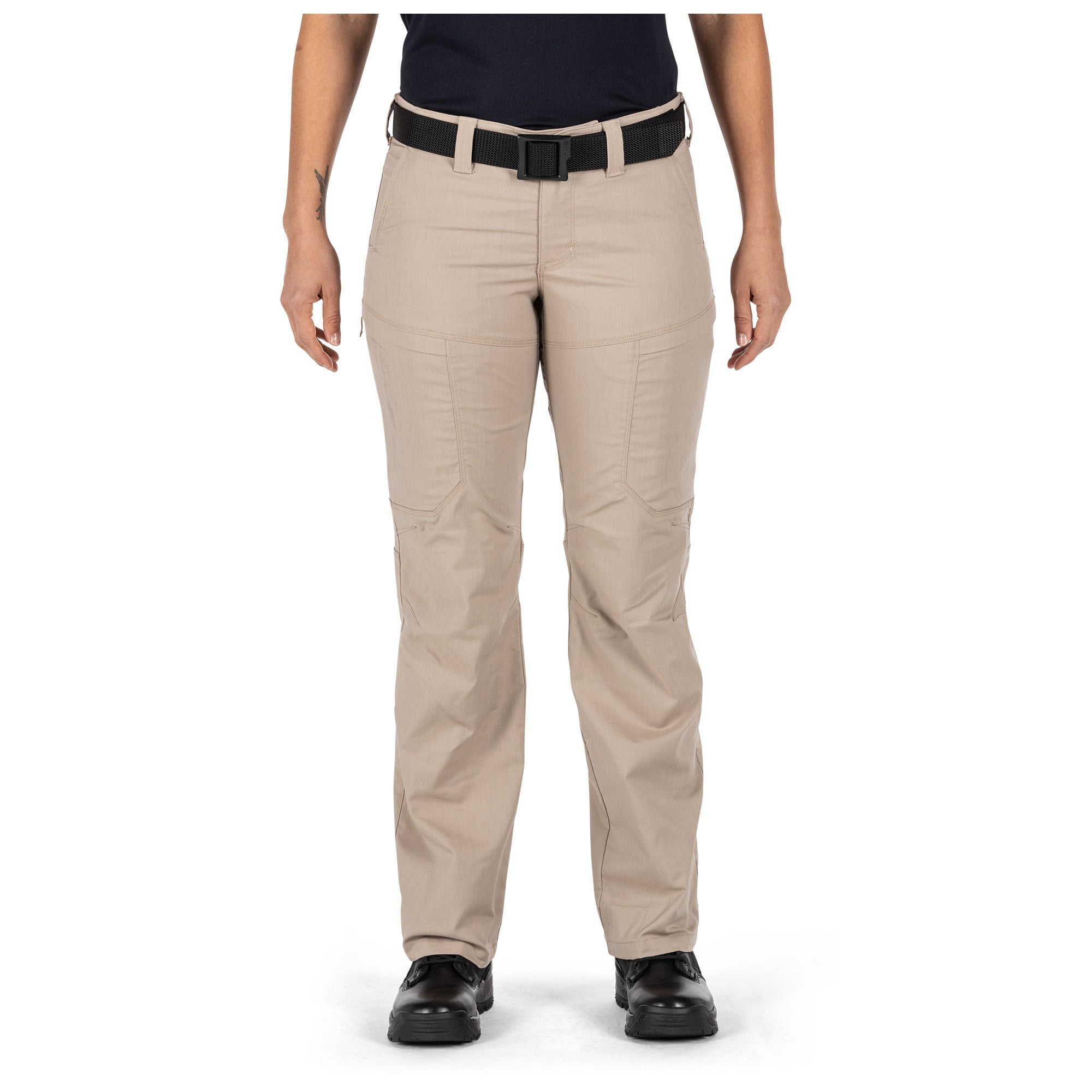 Teflon Finish Gusseted 5.11 Tactical Women's Apex Cargo Work Pants Style 64446 Flex-Tac Stretch Fabric 