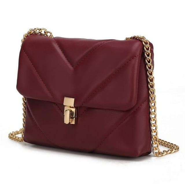 MKF Collection by Mia K. MKF-21406A-WN Ellie Crossbody Bag