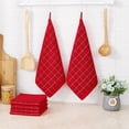 thumbnail image 6 of decorUhome 100% Cotton Terry Kitchen Dish Cloths, Ultra Soft and Absorbent Dish Towels for Kitchen, Perfect for Drying and Washing Dishes, 6 Pack, 12 x 12 Inches, Red, 6 of 8