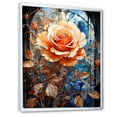 thumbnail image 2 of Designart "Curvaceous Rose Delight III" Roses Floater Framed Wall Decor, 2 of 5