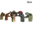 thumbnail image 1 of PENGXAING Doigt Marionnette 5Pcs Simulation Dinosaure Mini Doigt Manches Marionnettes Enfants Jouet Interactif, 1 of 5