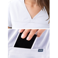 thumbnail image 4 of Adar Pro Blouses Médicales pour Femmes - Haut à Col en V, 4 of 7