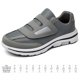 thumbnail image 2 of Zapatos Diabéticos Slip-On Orthopedic no deslizante para pies inflamados (46) Gris, 2 of 9