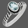 thumbnail image 6 of Natural Sky Blue Topaz 925 Sterling Silver Ring s.6 Jewelry DGR1134_A_6 R-1045, 6 of 7