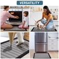 thumbnail image 4 of GALMAXS7 Kitchen Rug Absorbent Rubber backed Kitchen Mat Black Woven Floor Mat for Cooking 20" x 32", 4 of 8
