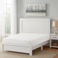 thumbnail image 3 of Eby King Size Bed- Rustic Farmhouse Style- White Finish Wood Veneer, 3 of 8