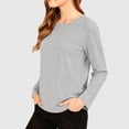 thumbnail image 5 of yillto Girls Thermal Tops Long Sleeve Undershirts Basic Soft Layered Crewneck Pullover Tshirts Tees, 5 of 7