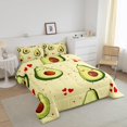 thumbnail image 2 of Juego de Cama de Aguacate Queen Size Lovely Fruits Theme 3pcs for Kids, 2 of 7