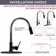 thumbnail image 2 of Westbrass KD08B-12 Dual Spray Push Button Mode Kitchen Faucet with Pull Down Sprayer Head, Oil Rubbed Bronze, 2 of 9