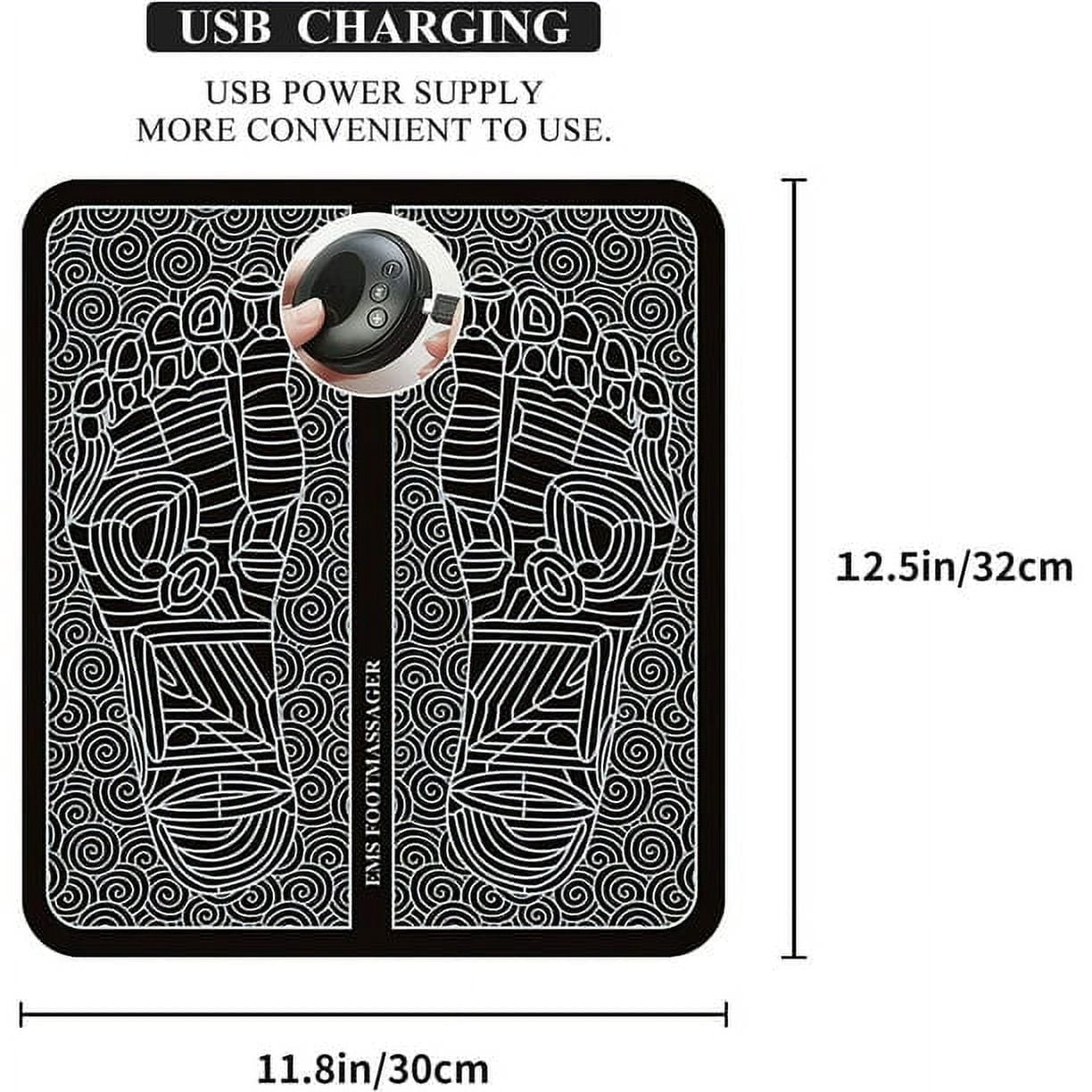 Foot Massager Pad for Pain Plantar Relief, Muscle Relaxation, Muscle Blood Circulation Spa Blood Circulation Improve Pain Relief with Remote
