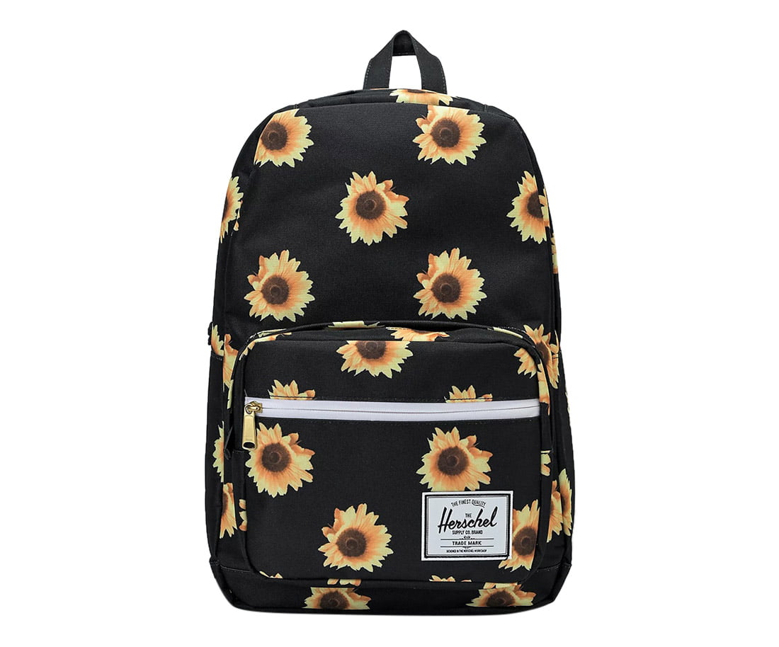 Black Sunflower Unisex Backpack