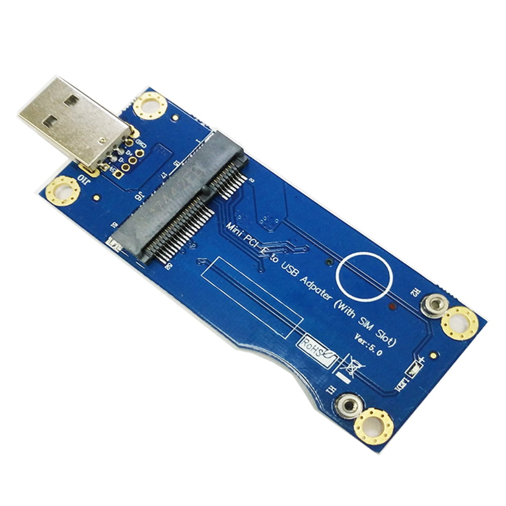 4G Pci-E Card Nrpfell Adattatore PCI-E PCI-Express A USB con Slot per Scheda SIM per WWAN//LTE//gsm//Hspa//GPS 3G