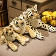 thumbnail image 4 of Lovely Simulation Lion Tiger Leopard Plush Toys Cute Stuffed Soft Real Like Animal Toys Child Kids Boys Birthday Decor Gift, 4 of 9