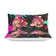 thumbnail image 4 of Splatoon 3-Piece Bedding Set Soft Warm And Comfortable Bed Set with 1 Duvet Cover And 2 Pillowcases, 4 of 8