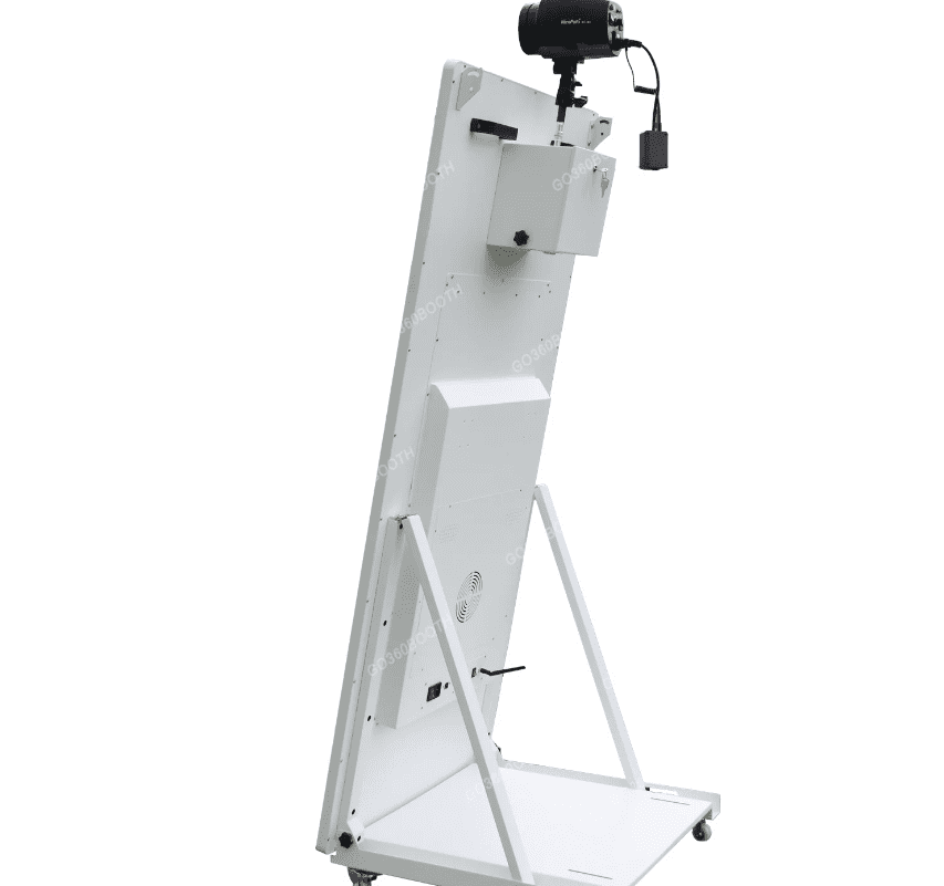 65" Led Mirror Photo Booth - 32“ Interactive Touch Screen - Flash Lamp with Flight case for Event Rental,Wedding & Party Christmas
