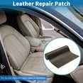 thumbnail image 2 of Unique Bargains Self Adhesive Leather Repair Patch Strong Stickiness Leather Repair Tape Leather 1 Pcs Coffee 17" x 395", 2 of 6