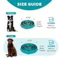 thumbnail image 4 of Cuenco para Perros Outward Hound Azul Grande Interactivo Slow Feeder, 4 of 7