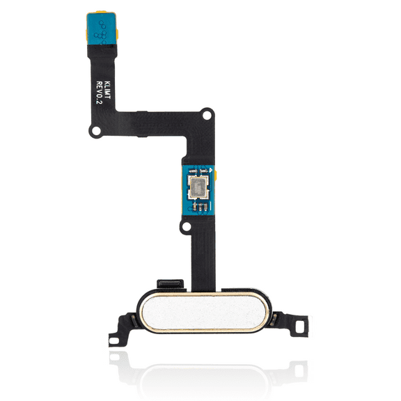 Replacement Home Button With Flex Cable Compatible For Samsung Galaxy Tab S 8.4" (T700 / T705 / T707) (White)