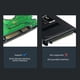 thumbnail image 2 of Caja HDD Externa 2 5 Pulgadas USB 3.0 A SATA para SSD Y HDD (azul), 2 of 9
