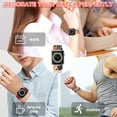 thumbnail image 5 of 4 Pack Braided Bands Compatible with Apple Watch 38/40/41/42/44/45/46/49mm for Women Men, Solo Loop Nylon Strap for iWatch Series 11/10/9/8/Ultra 3/SE 3, 5 of 7
