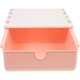 thumbnail image 2 of Adhesive Hidden Desk Organizer Pink Material for Home Use Under Desk Drawer 7.87x4.72x5.51 Inches, 2 of 4