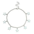 thumbnail image 4 of Dalazy Bracelet Inaltérable Durable Confortable Chaînes Cheville Chic Exquis pour Décoration de Robe Pieds Type 1, 4 of 8