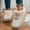 Khaki, variant on KANG Corduroy Slip On Slippers With Backstrap Indoor Outdoor Comfort Shoes For Fall And Winter Seasons