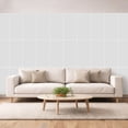 thumbnail image 2 of Dundee Deco 3D Peel and Stick Wall Panels, White, Set of 10, Covers 55 sq ft, 2 of 6