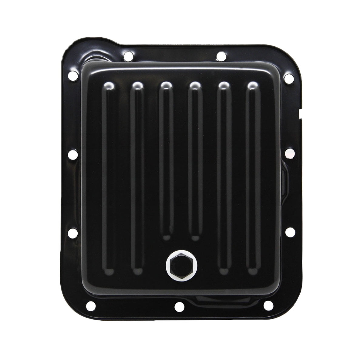 EDP BLACK Compatible/Replacement for FORD C6 STEEL TRANSMISSION PAN 