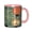 Pink, variant on Lantern Retro Coffee Mug Fun Custom Ceramic Mugs 11oz Sky Blue