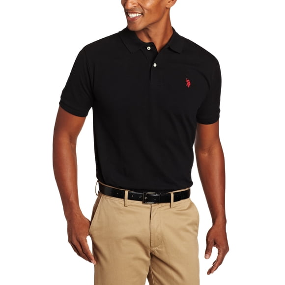 Polo para Hombre U.S. Polo Assn. Clásico de Dos Botones Negro XL