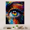 thumbnail image 2 of Designart Colorful Eye II Canvas Wall Art, 2 of 5