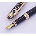 thumbnail image 1 of Duke Sweet Heart Pattern Gold Trim Fountain Pen Jewerly Lanxivi Pen Pouch, 1 of 5