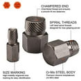 thumbnail image 3 of Juego de extractores de tornillos Steel Force ASE25, 25 unidades, 3 of 7