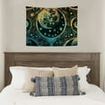 thumbnail image 4 of FCXZI Home Wall Tapestry Art Stars Moon Space Print 4 Sizes 40*30in, 4 of 6