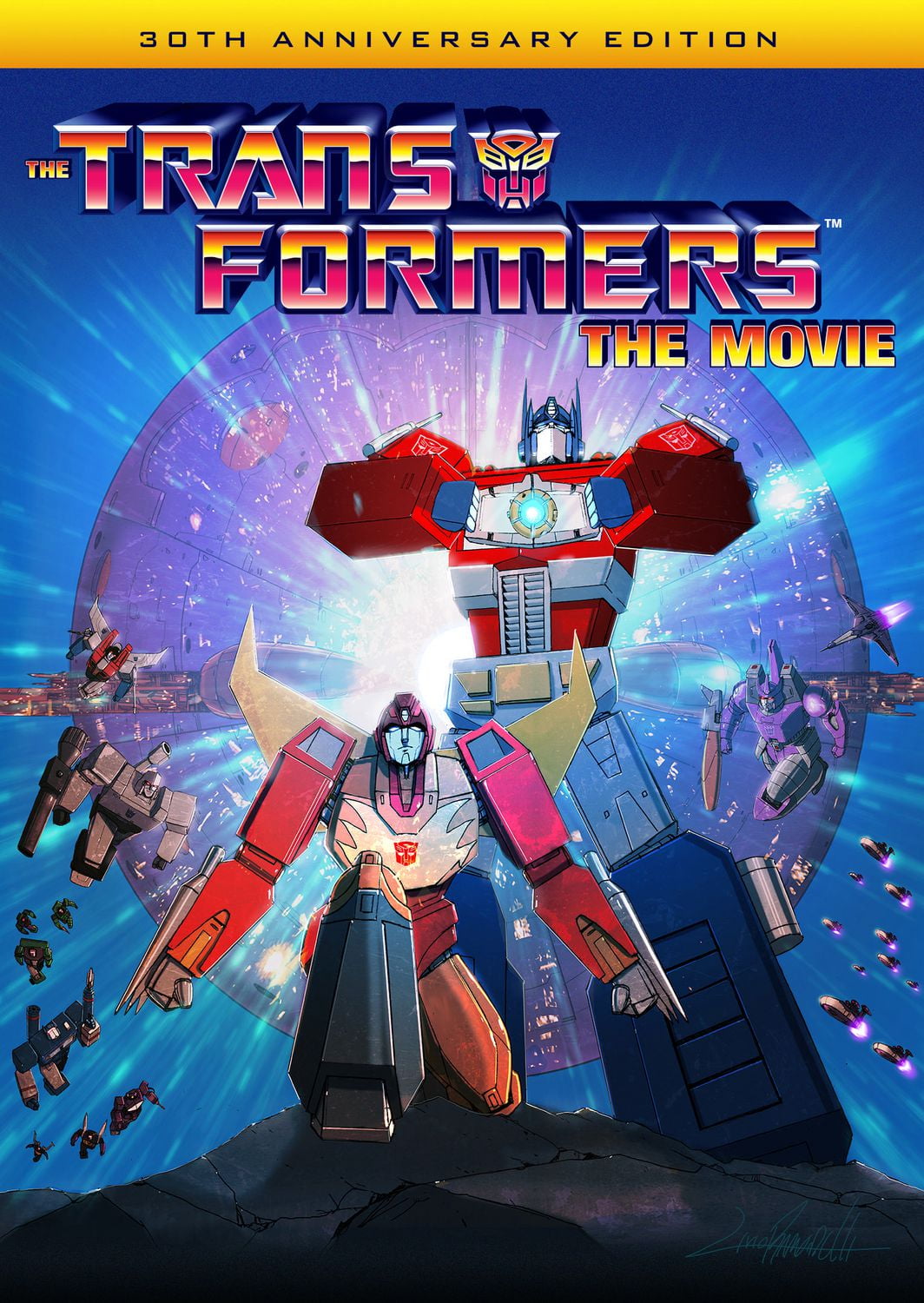 Transformers-The Movie (1986) Optimus Prime vs Megatron[HD