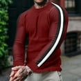 thumbnail image 3 of Oversized Sweatshirt for Men Mens Clearance Pullover Sweaters Casual Fake Casual Sports Long Sleeve Round Neck Top, 3 of 8