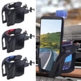 thumbnail image 2 of 2-in-1 Car Cup Holder Expander & Vent Phone Mount, Adjustable Vehicle Drink Organizer for Road Trips, Multifunctional Auto Console Accessory for Most Cars, SUVs, 2 of 8