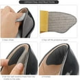 thumbnail image 6 of Premium Heel Pads Inserts Grips, Back of Heel Protectors Cushions Liner Prevent Too Big Shoe from Shoe Slipping,Blisters,Filler for Loose Shoe Fit for Men Women (Black), 6 of 6