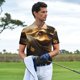 thumbnail image 3 of Fotbe Luxurious Gold Flow Camiseta Polo de Golf para Hombre con Estampado – Camisa Deportiva Transpirable con Cuello Abotonado-X-Large, 3 of 6