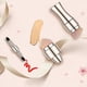 thumbnail image 3 of Mini 4 in 1 Makeup Brushes Set,Makeup Sponge,Blush Blending,Eyeshadow,Eyebrow&Liner Lip Face Foundation All-in-One Brushes Travel Makeup Brushes Broch, 3 of 4