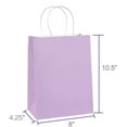 thumbnail image 2 of Gift Bags 8x4.25x10.5 inch Paper Bags, Shopping Bags, Medium Kraft Brown Paper Bags Bulk with Hanldles for Birthday Wedding Party Favors, 2 of 2