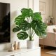 thumbnail image 4 of Artificial Monstera Deliciosa Bonsai Indoor Artificial Plants Desktop Ornament Suitable For Home Decoration In Living Rooms Offices And Bedrooms, 4 of 6