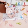 thumbnail image 5 of 30Pcs 10 Colors Alloy Swivel Snap Hooks Trigger Clips Hooks Trigger Spring with Swivel Clasps Round Carabiner Clip Snap Colorful, 5 of 6