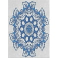 thumbnail image 1 of Ahgly Company Indoor Rectangle Patterned Steel Blue Novelty Area Rugs, Swatch Sample, 1 of 6