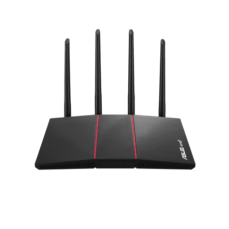 UPC: 0192876741382 | ASUS RT-AX55 – Wireless router – 4-port switch – GigE – Wi-Fi 6 – Dual Band
